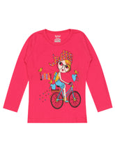 Load image into Gallery viewer, Kiddeo Girls Full Sleeve T-Shirts (Pack of 5)
