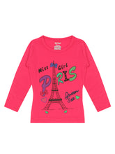 Load image into Gallery viewer, Kiddeo Girls -fullsl-4C-(02) T-Shirts (Pack of 4)
