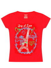 Load image into Gallery viewer, Kiddeo Girls HalfSleeve 5c-03 T-Shirts
