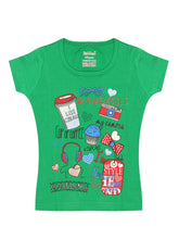 Load image into Gallery viewer, Kiddeo Girls HalfSleeve T-Shirts (pack of 5)
