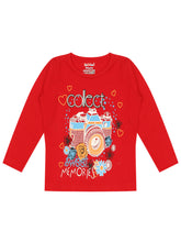 Load image into Gallery viewer, Kiddeo Girls Full Sleeve T-Shirts (Pack of 5)
