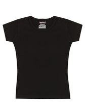 Load image into Gallery viewer, Kiddeo Girls Plain Half Sleeve T-Shirts (Pack of 4)
