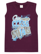 Load image into Gallery viewer, kiddeo Boys Sleeveless T-Shirts (Pack of 5)
