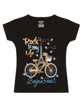 Load image into Gallery viewer, Kiddeo Girls HalfSleeve T-Shirts (pack of 5)
