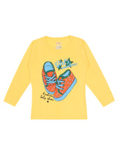 Load image into Gallery viewer, Kiddeo Girls -fullsl-4C-(02) T-Shirts (Pack of 4)
