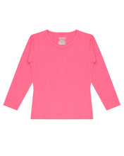 Load image into Gallery viewer, Kiddeo Girls Plain FullSleeve 4C-01 T-Shirts
