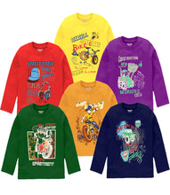 Load image into Gallery viewer, Kiddeo Boys FullSleeve T-Shirts (Pack of 6)
