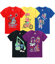 Load image into Gallery viewer, Kiddeo Boys cotton Halfsleeve T-shirt (5c-02) (pack of 5)
